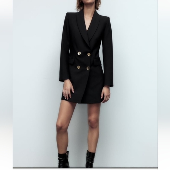 Zara Jackets & Blazers - Zara double breasted long blazer